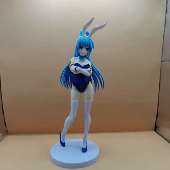Konosuba Good Smile Company POP UP PARADE L Size Aqua Bunny Girl Figure - No Box - Picture 1 of 1